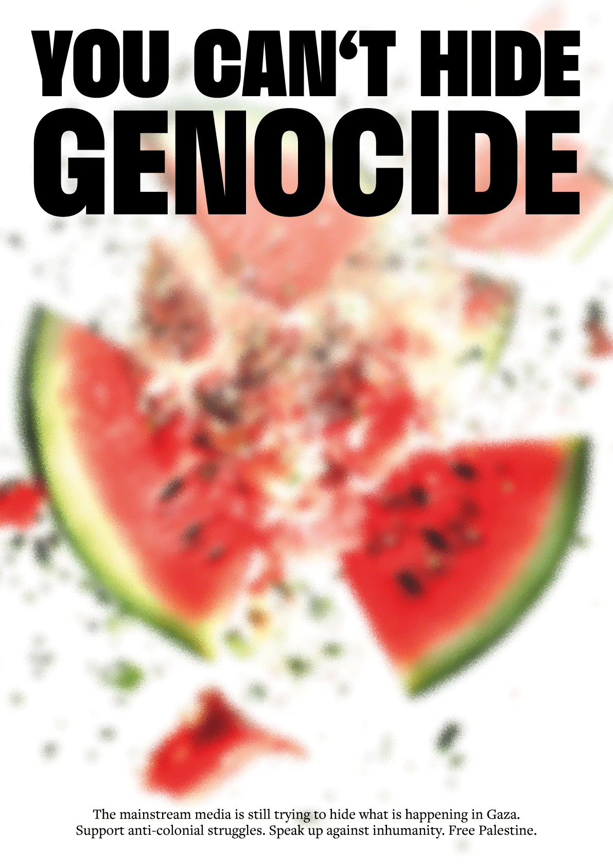 You can't hide genocide